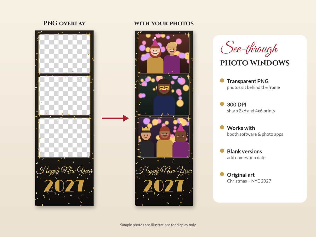Christmas & NYE Photo Booth Templates