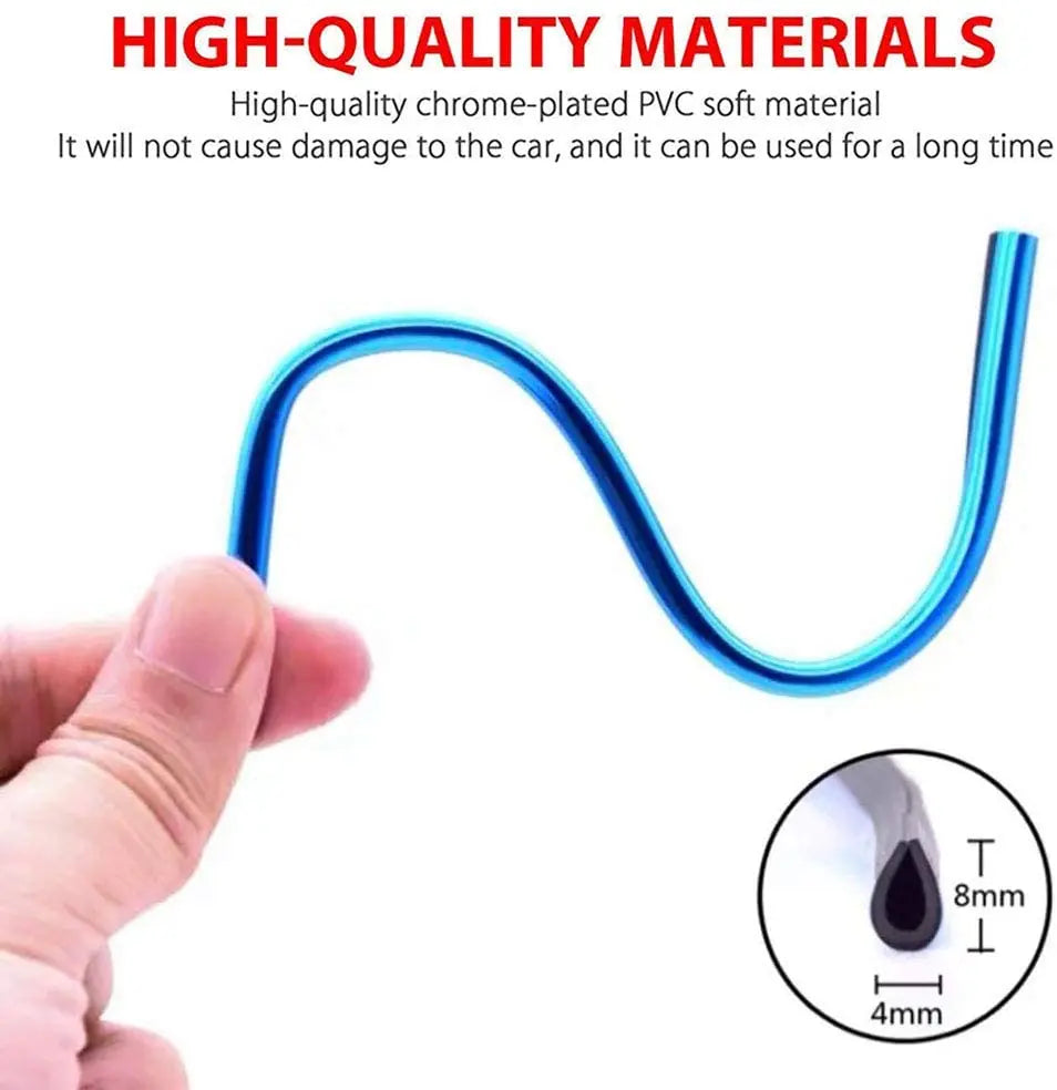 10-Piece U-Style Car Air Vent Decoration Trim Stickers