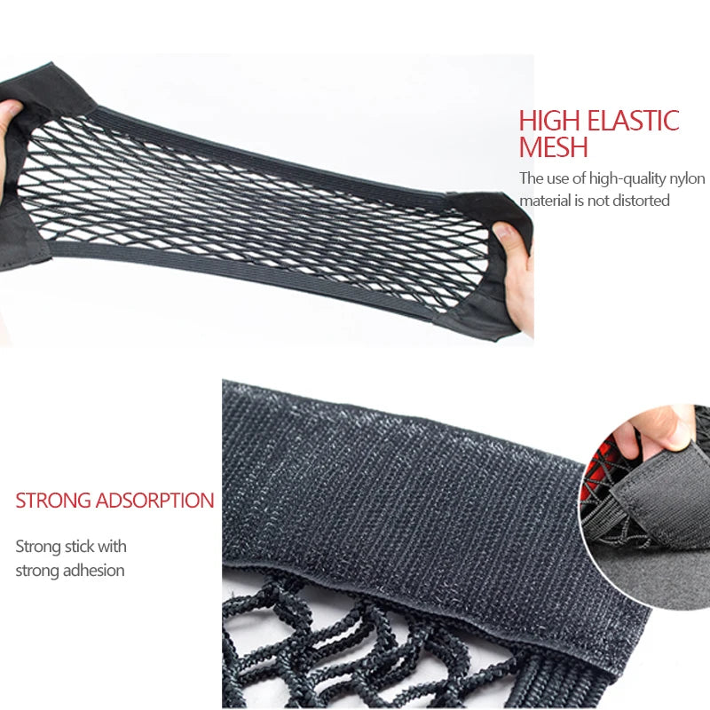 Car mesh storage organiser