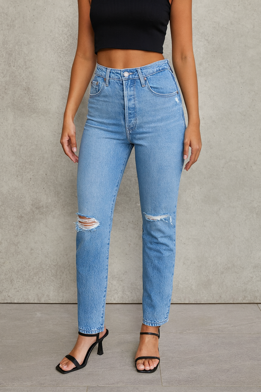 Levi’s 501® Original Fit Jeans – Light Blue, Distressed W30-L30