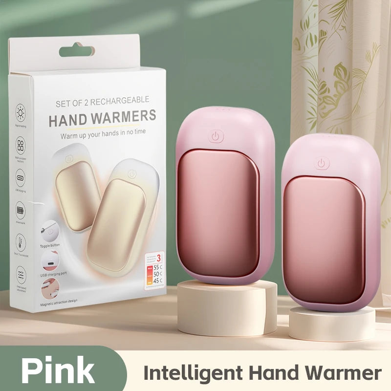 Rechargeable Twin Hand Warmers – Set of 2