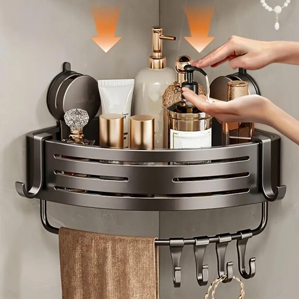 Corner Shower Shelf – No Drilling
