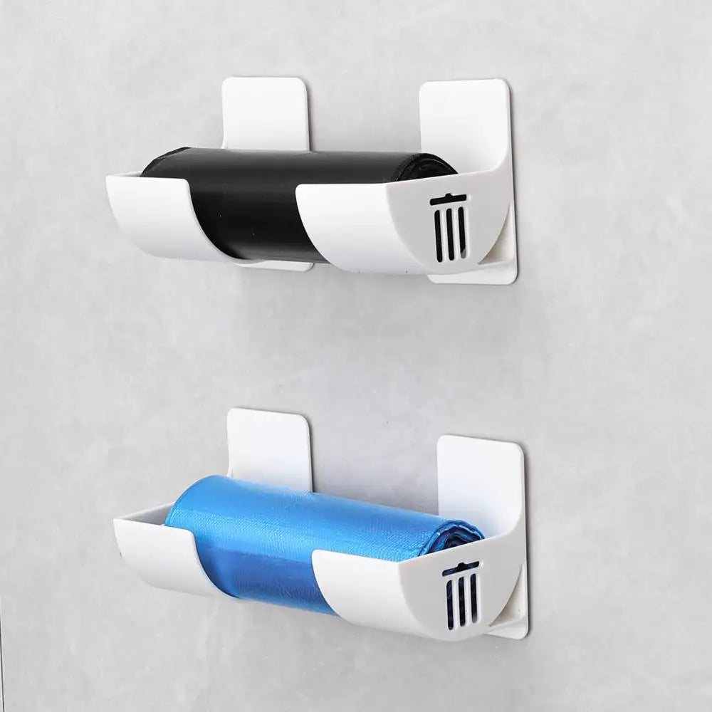 Wall-Mounted Bag and Film Storage Dispenser