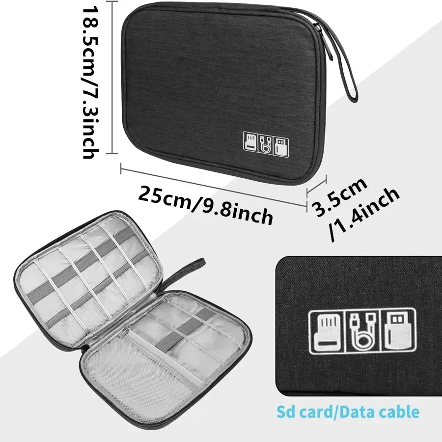 Travel Cable Organiser Pouch