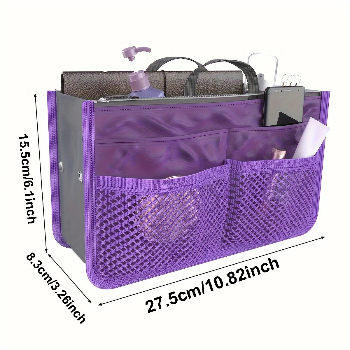 Bi-Fold Double-Zip Storage Bag