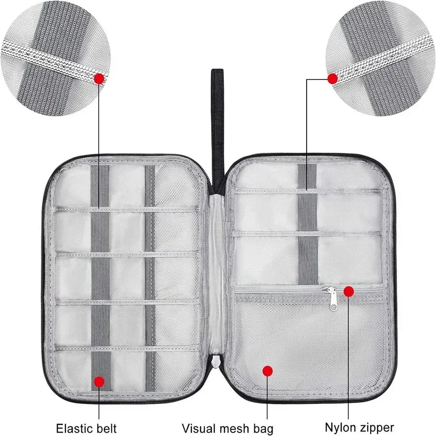 Travel Cable Organiser Pouch