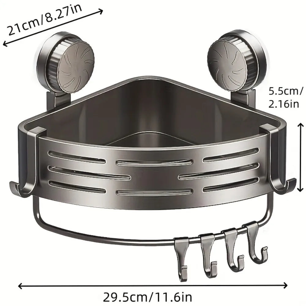 Corner Shower Shelf – No Drilling