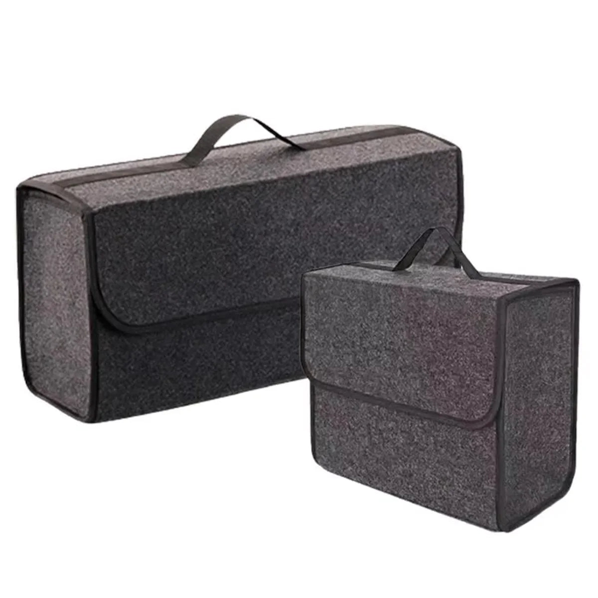 Dark Grey Felt Car Storage Box