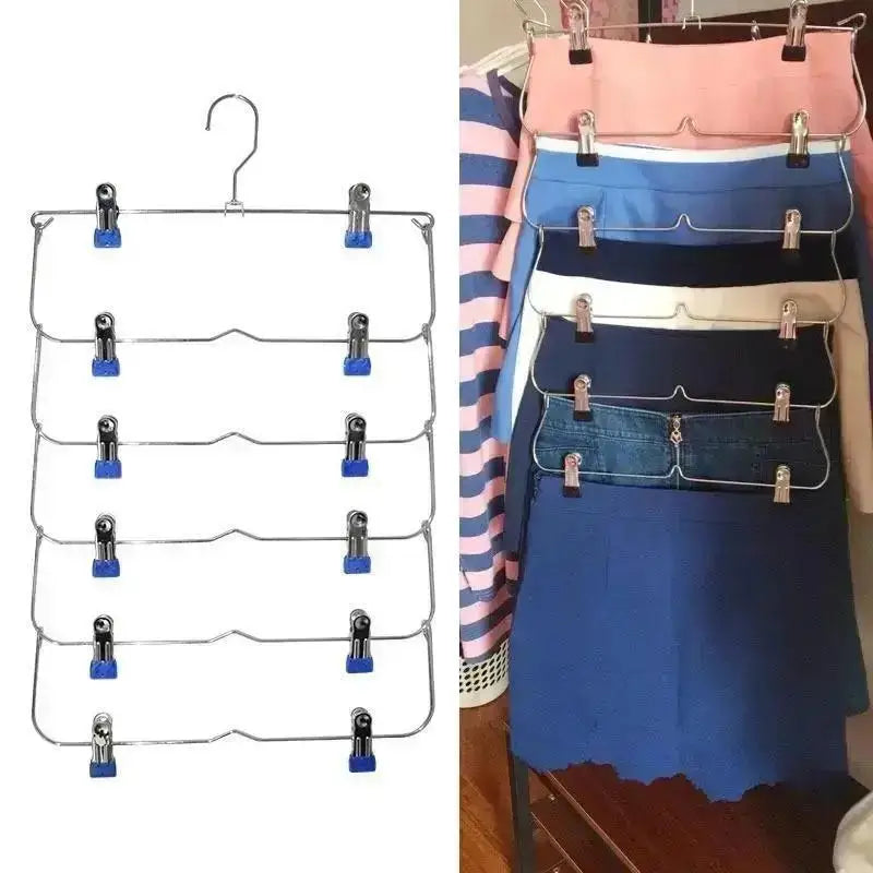 Non-Slip 6-Layer Trouser Hanger