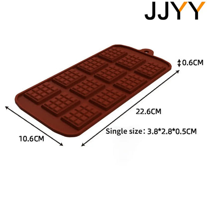 Silicone Mould for 12 Even Chocolate