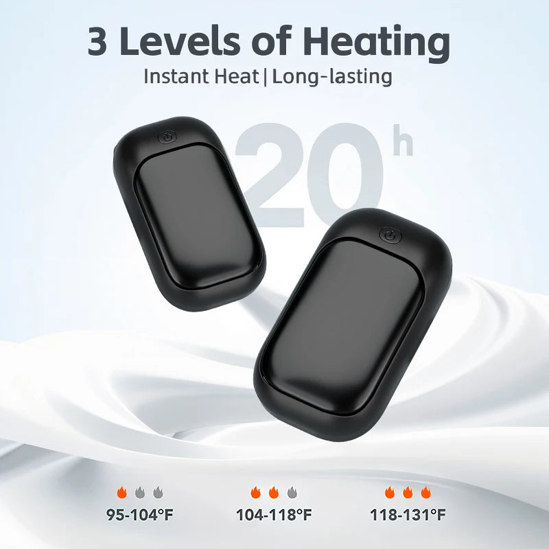 Rechargeable Twin Hand Warmers – Set of 2