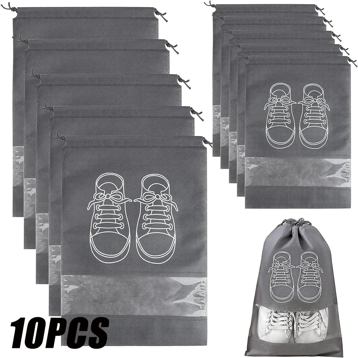 Shoe Storage Bags – 5 or 10 Pack