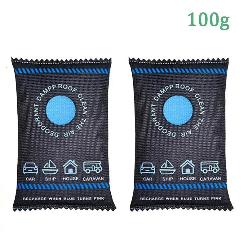 Reusable Car Dehumidifier Bags – Colour-Change Moisture Absorber (100g)