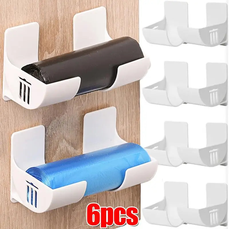 Wall-Mounted Bag and Film Storage Dispenser