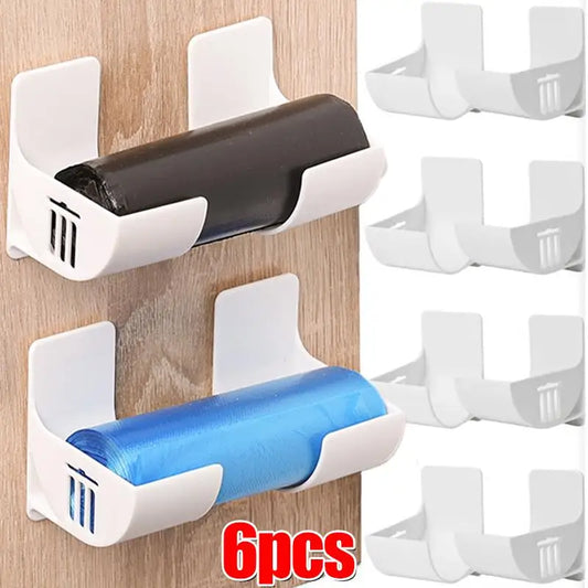 Wall-Mounted Bag and Film Storage Dispenser