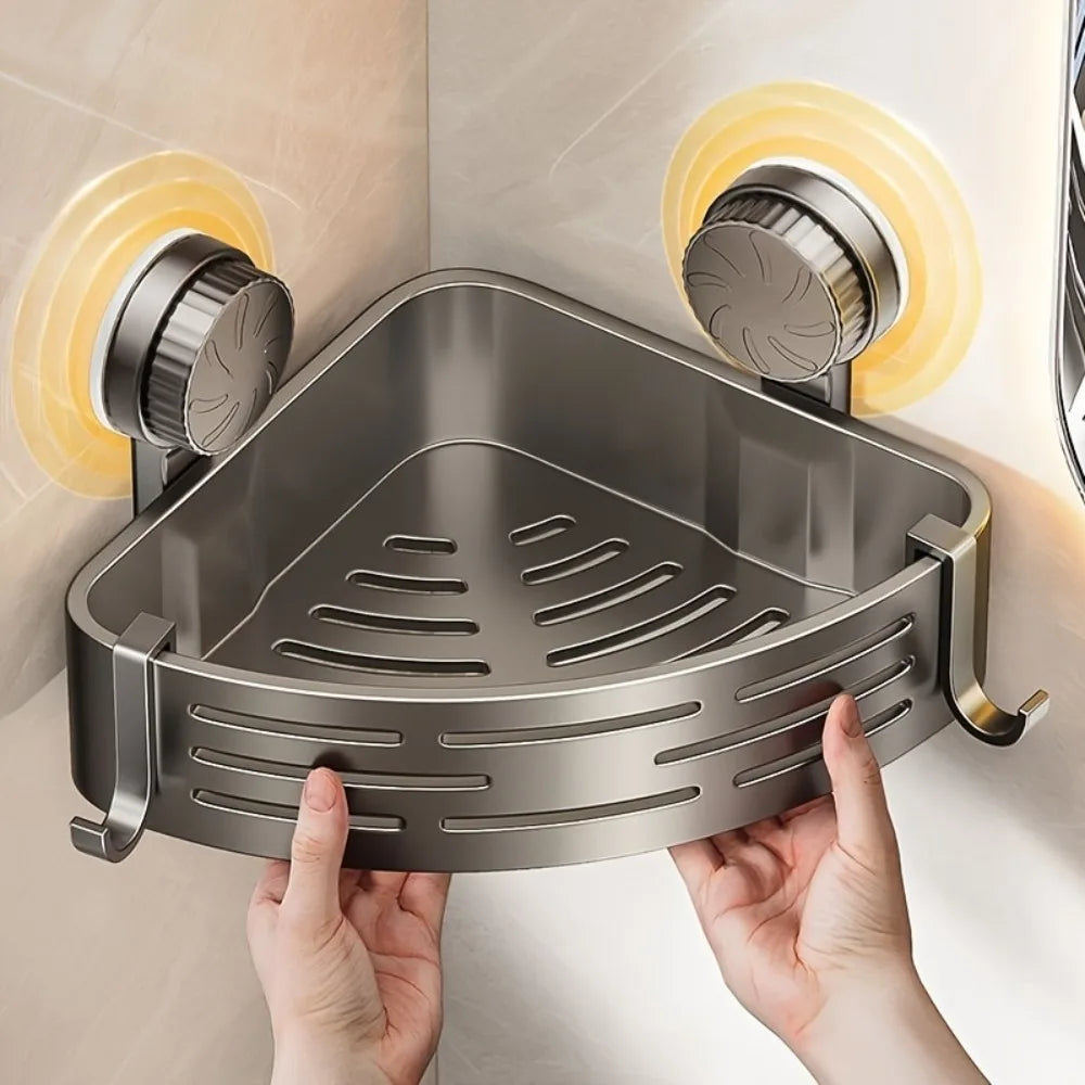 Corner Shower Shelf – No Drilling