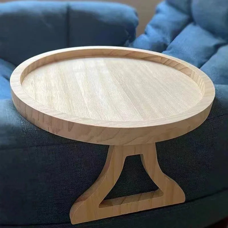 Wooden Clip-On Sofa Arm Tray