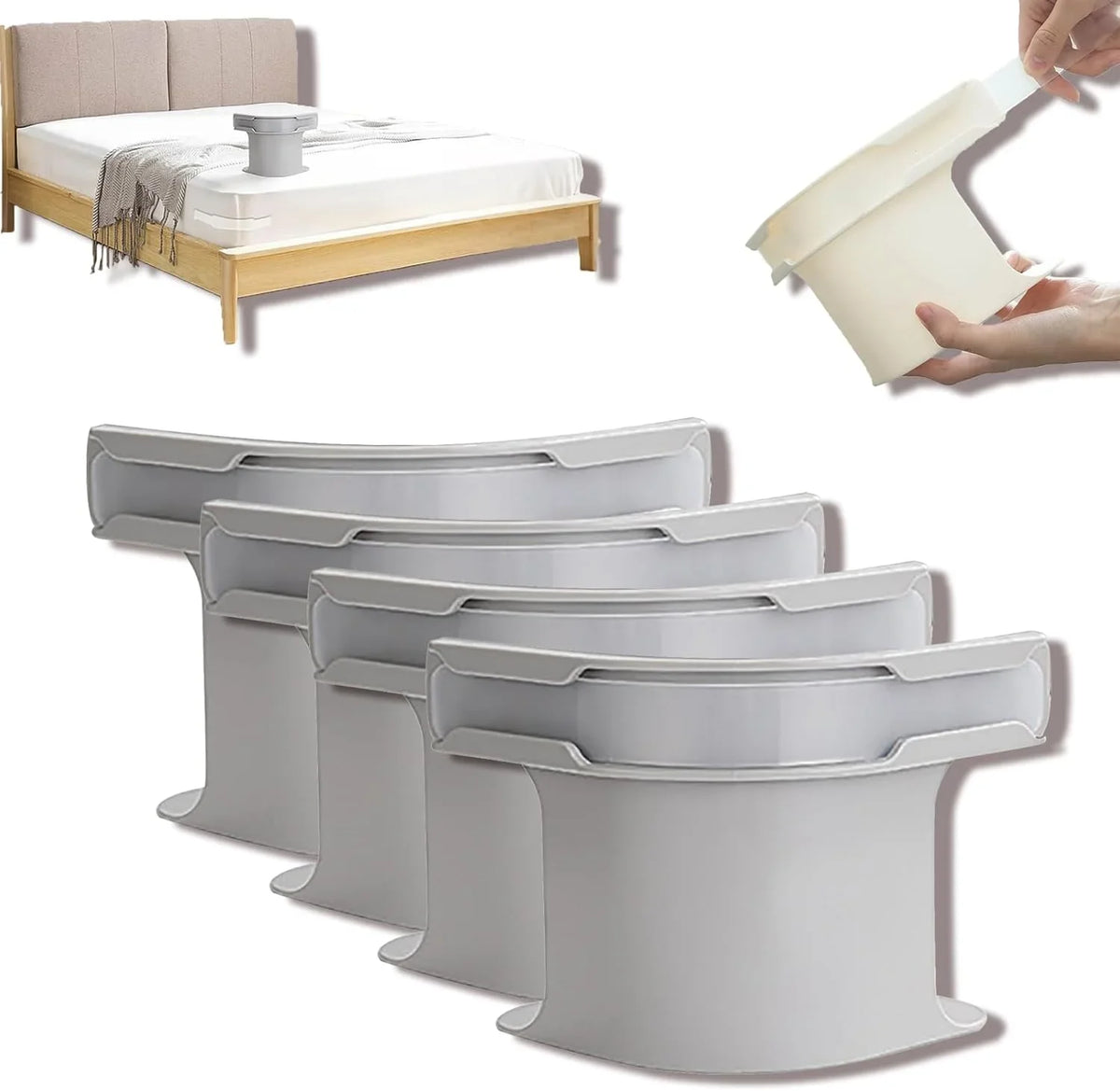 Bed Sheet Corner Holders – Anti-Slip Sheet Grip Clips (4 or 8 Pack)