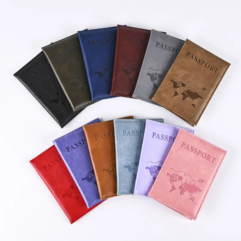 PU Passport Holder & Travel Cover