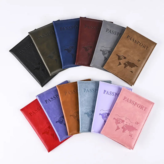 PU Passport Holder & Travel Cover
