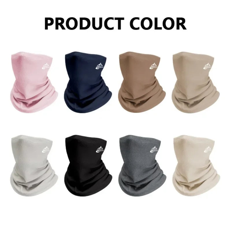 Velvet Thermal Neck Warmer Scarf