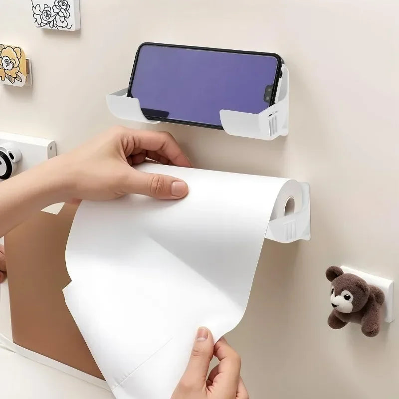 Wall-Mounted Plastic Bin Bag Holder & Storage Organiser