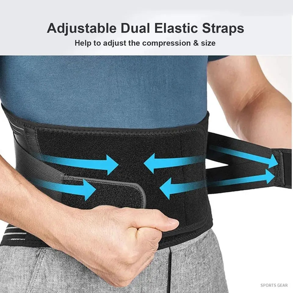 Lower Back Brace with 6 Stays Anti-skid  Lumbar Support