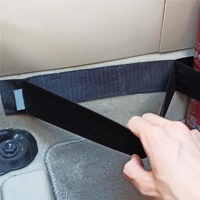 Car Trunk Organiser Elastic Fixing Belt & Storage Bag