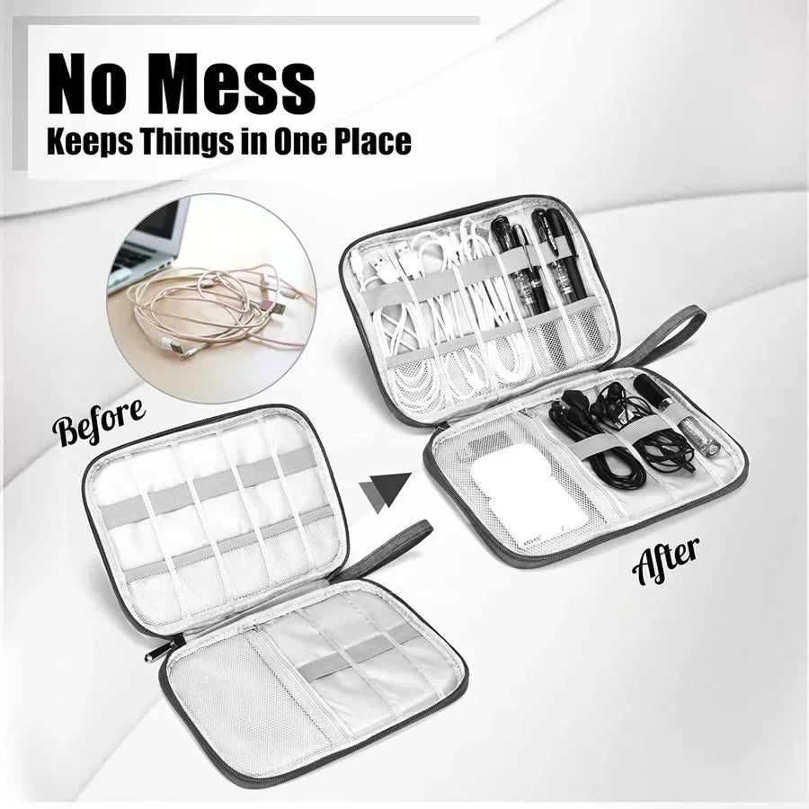Travel Cable Organiser Pouch