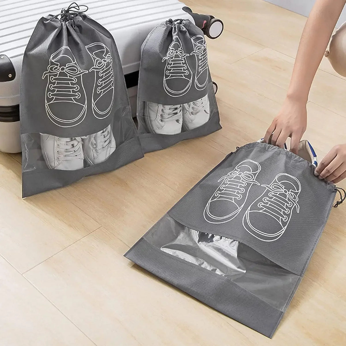 Shoe Storage Bags – 5 or 10 Pack