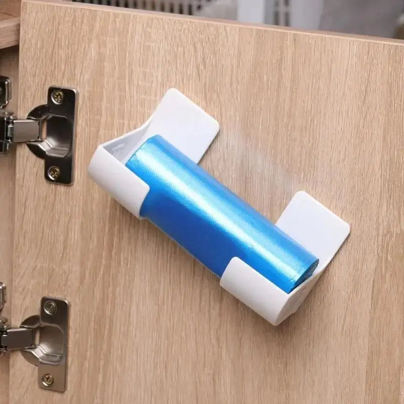 Wall-Mounted Bag and Film Storage Dispenser