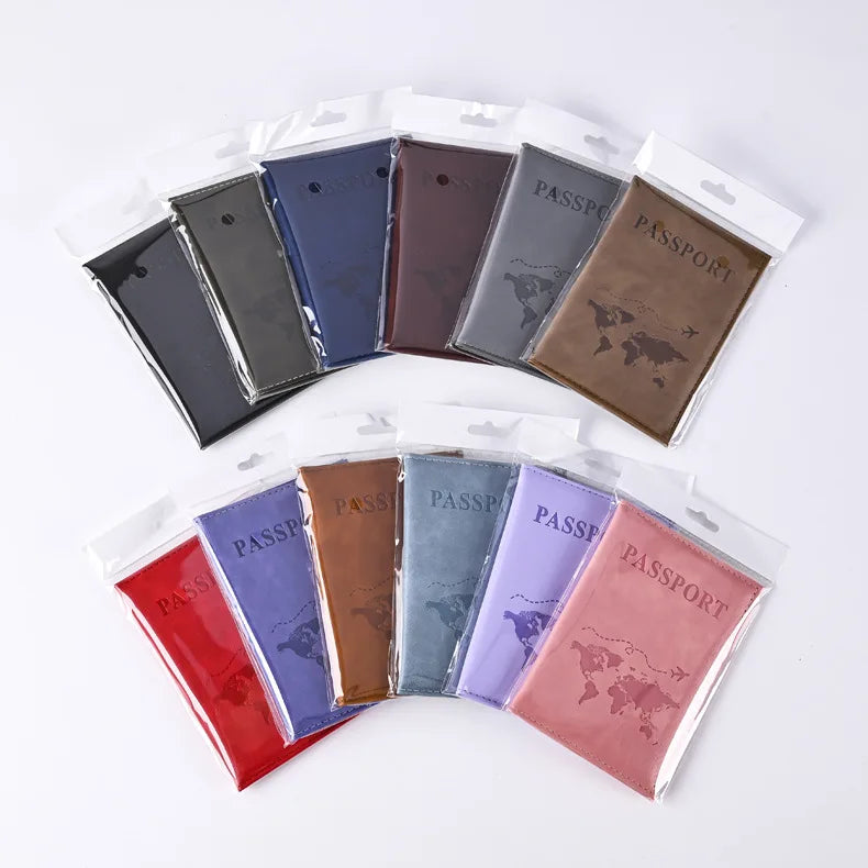 PU Passport Holder & Travel Cover