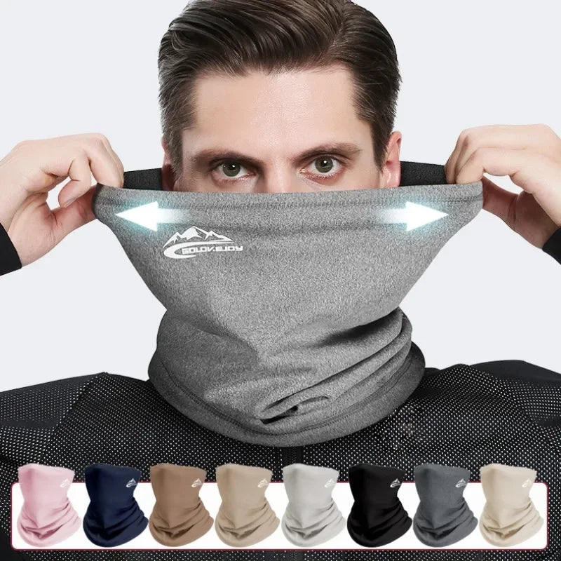 Velvet Thermal Neck Warmer Scarf