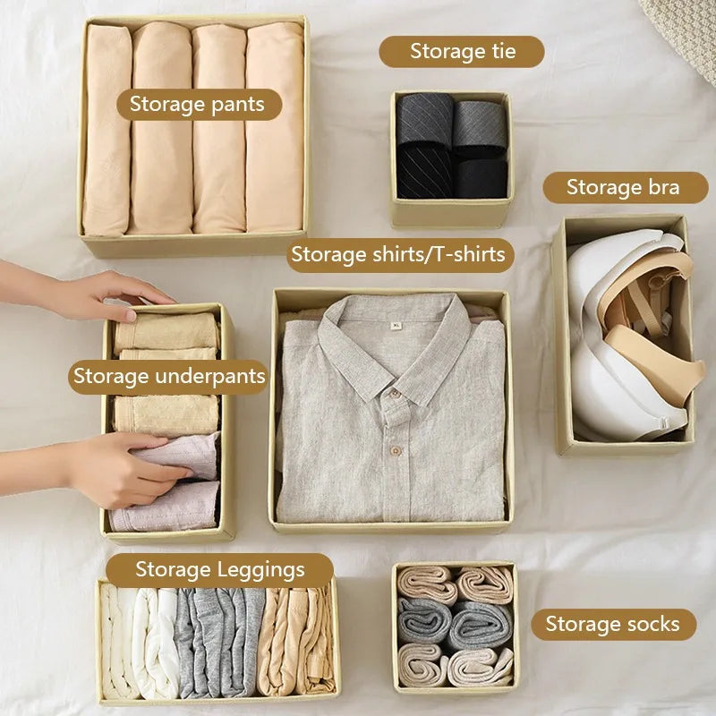 Foldable Underwear Storage Box