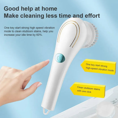 Electric Cleaning Brush Spin Scrubber