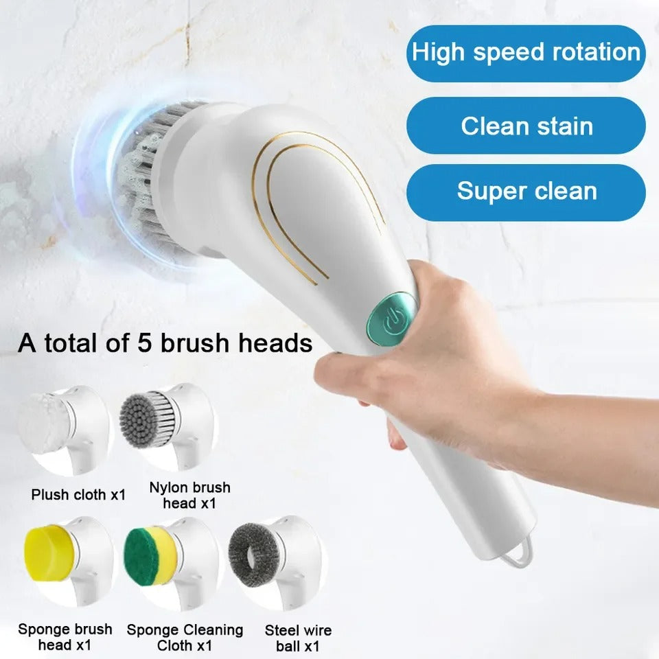 Electric Cleaning Brush Spin Scrubber