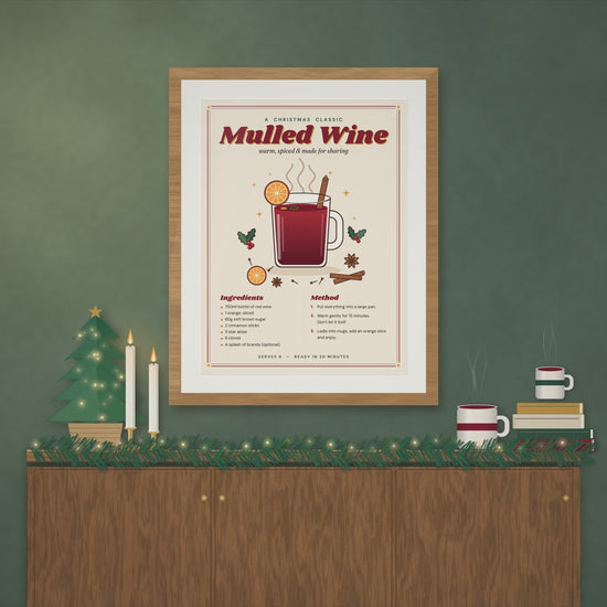 Video of the retro Mulled Wine Recipe Print